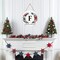 Patriotic Decorations Monogram Letter F 4th of July Wreaths for Front Door Wreath Wooden Welcome Sign